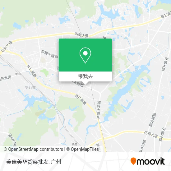 美佳美华货架批发地图