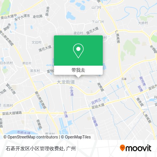 石碁开发区小区管理收费处地图