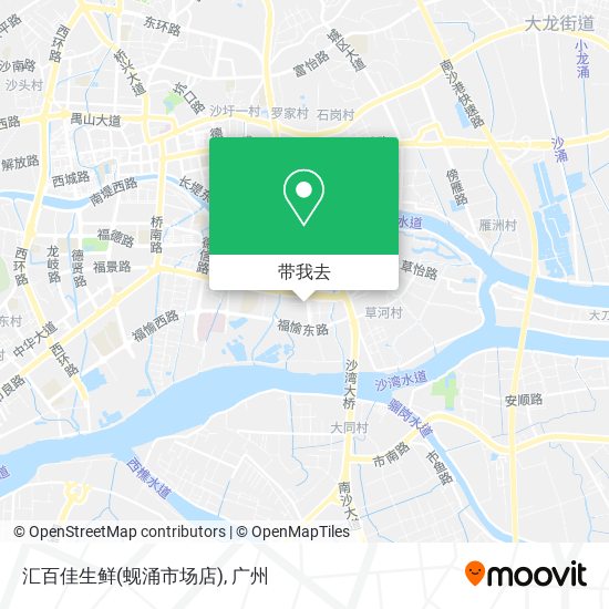 汇百佳生鲜(蚬涌市场店)地图