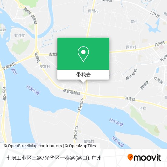 七滘工业区三路/光华区一横路(路口)地图