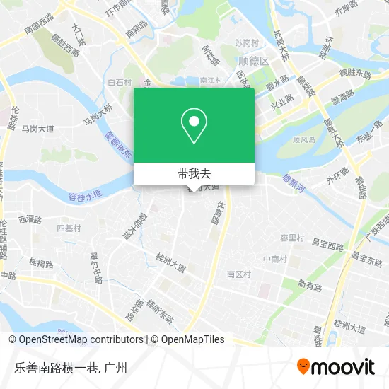 乐善南路横一巷地图