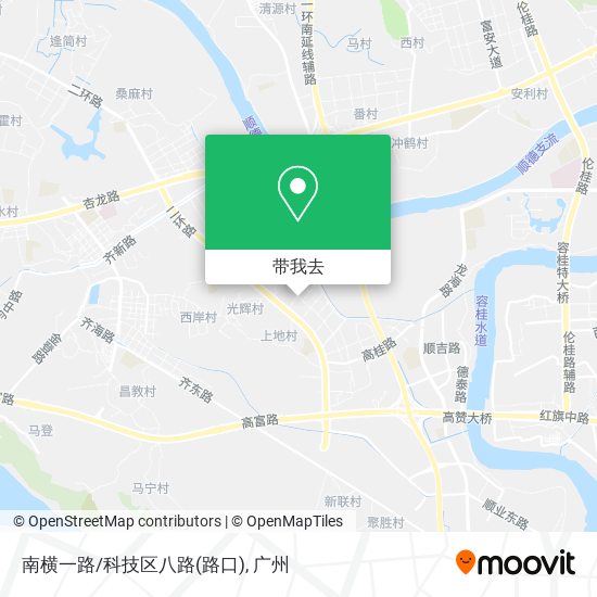 南横一路/科技区八路(路口)地图