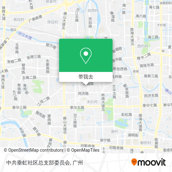 中共垂虹社区总支部委员会地图
