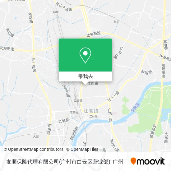 友顺保险代理有限公司(广州市白云区营业部)地图