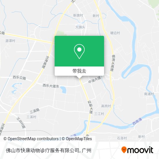 佛山市快康动物诊疗服务有限公司地图