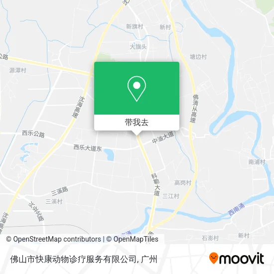 佛山市快康动物诊疗服务有限公司地图