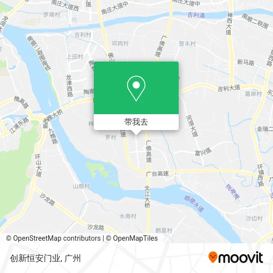 创新恒安门业地图