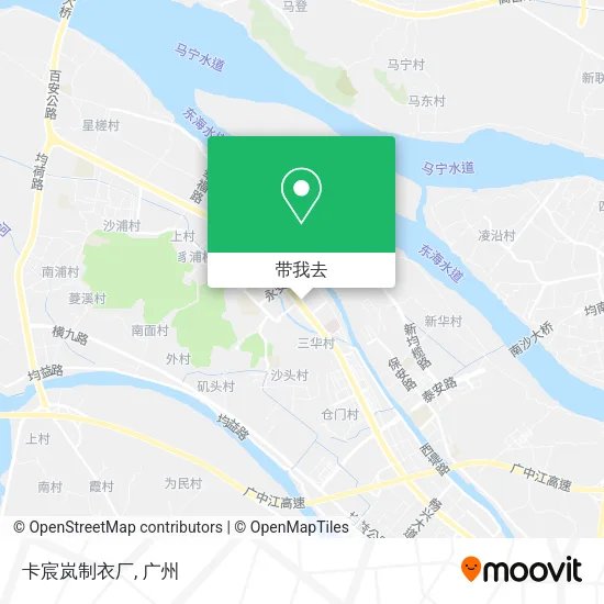 卡宸岚制衣厂地图