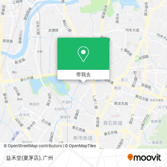 益禾堂(夏茅店)地图