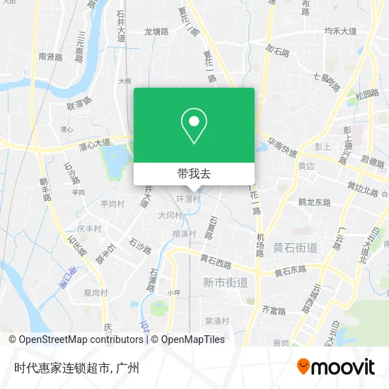 时代惠家连锁超市地图