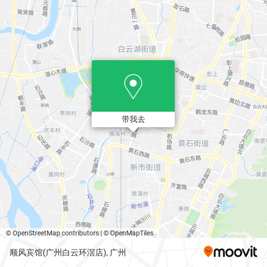 顺风宾馆(广州白云环滘店)地图