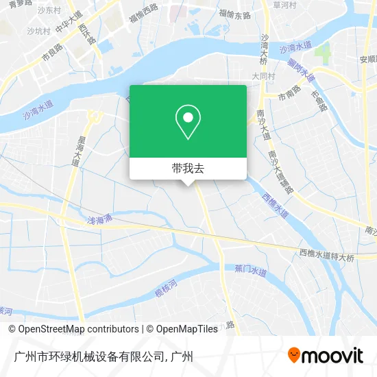 广州市环绿机械设备有限公司地图