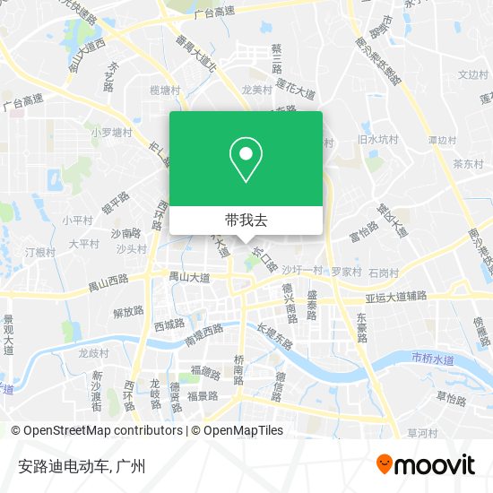 安路迪电动车地图
