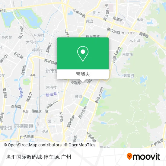 名汇国际数码城-停车场地图