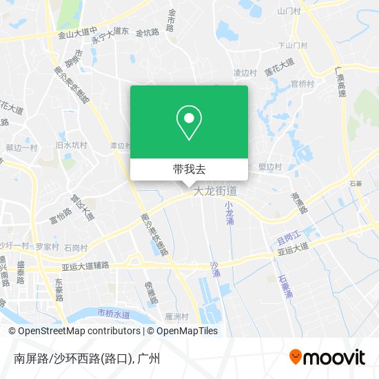 南屏路/沙环西路(路口)地图