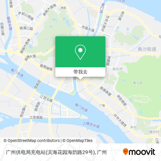 广州供电局充电站(滨海花园海韵路29号)地图
