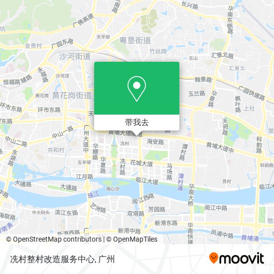 冼村整村改造服务中心地图