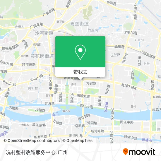 冼村整村改造服务中心地图