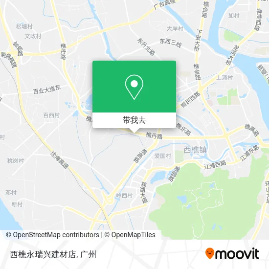 西樵永瑞兴建材店地图