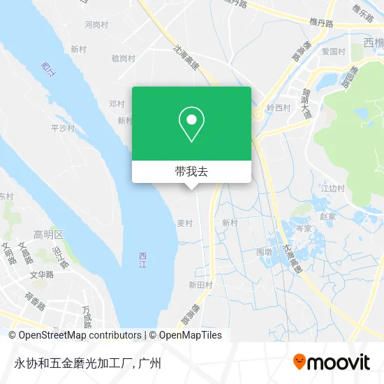 永协和五金磨光加工厂地图