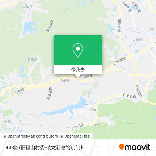 443路(旧福山村委-镇龙新总站)地图