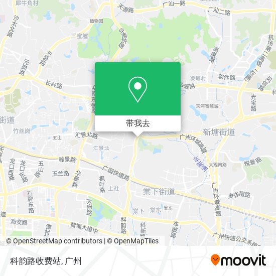 科韵路收费站地图