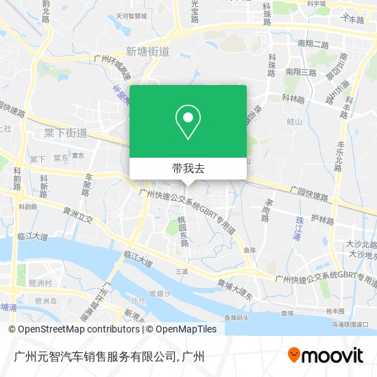 广州元智汽车销售服务有限公司地图