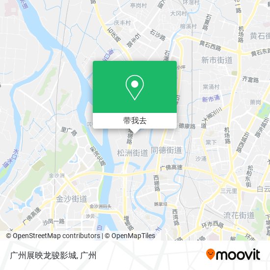 广州展映龙骏影城地图