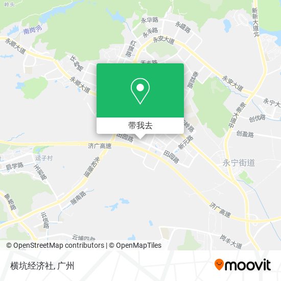 横坑经济社地图