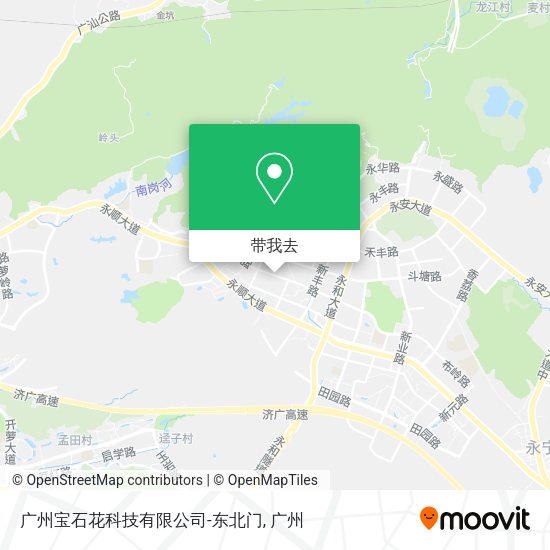 广州宝石花科技有限公司-东北门地图