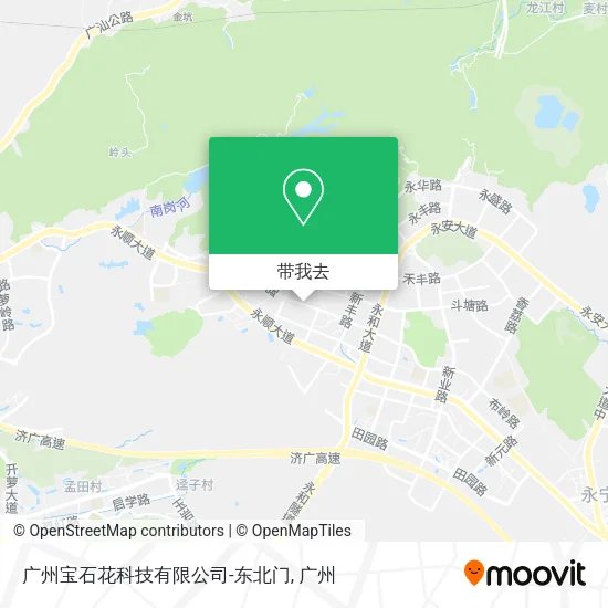 广州宝石花科技有限公司-东北门地图