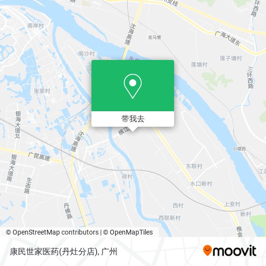 康民世家医药(丹灶分店)地图