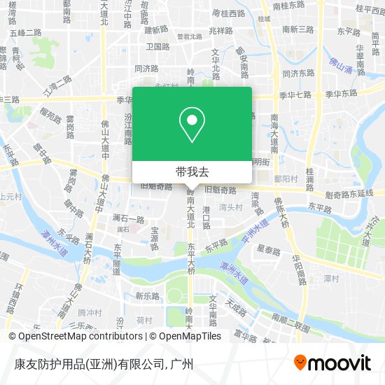 康友防护用品(亚洲)有限公司地图