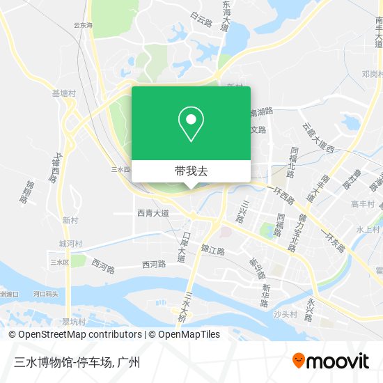 三水博物馆-停车场地图
