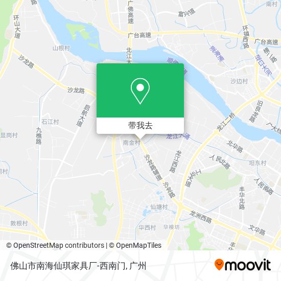 佛山市南海仙琪家具厂-西南门地图