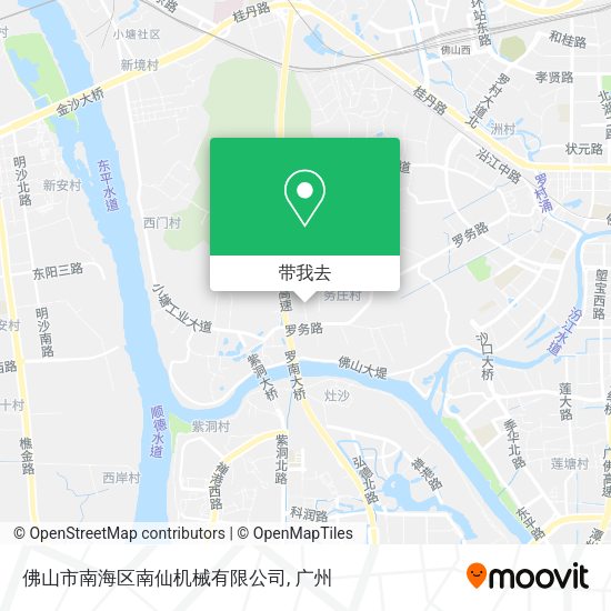 佛山市南海区南仙机械有限公司地图