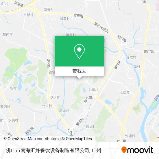 佛山市南海汇烽餐饮设备制造有限公司地图