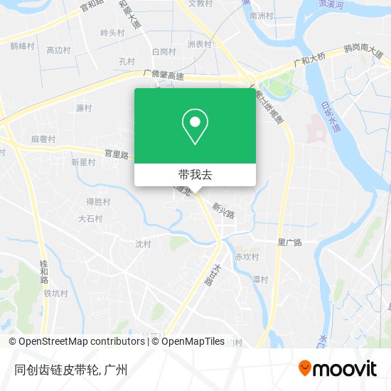 同创齿链皮带轮地图
