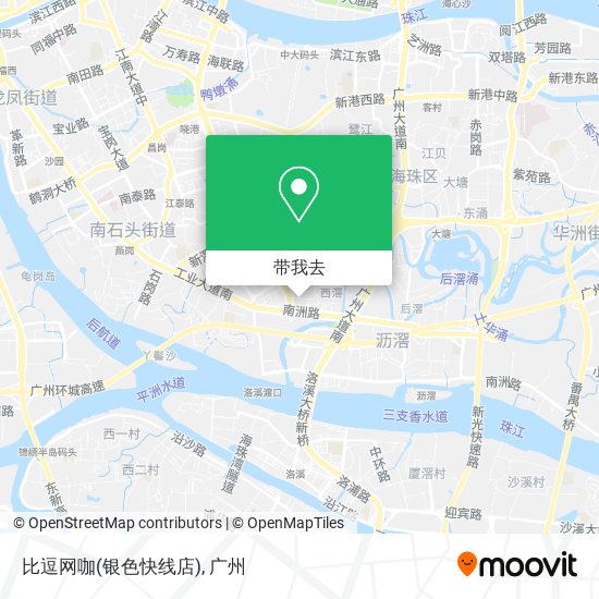 比逗网咖(银色快线店)地图