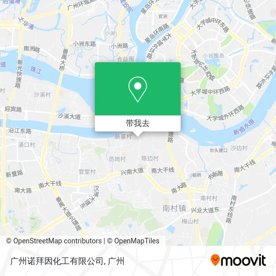 广州诺拜因化工有限公司地图