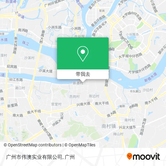 广州市伟澳实业有限公司地图