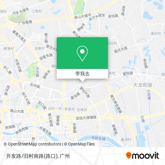 开发路/旧村南路(路口)地图