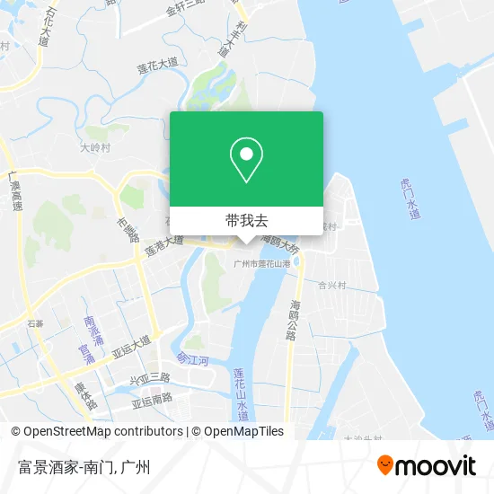 富景酒家-南门地图