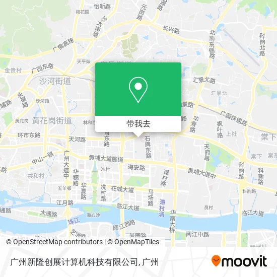 广州新隆创展计算机科技有限公司地图