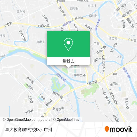星火教育(陈村校区)地图