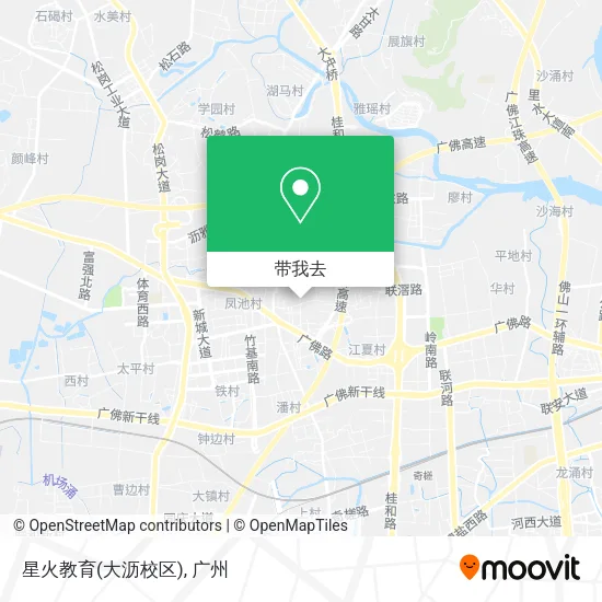 星火教育(大沥校区)地图
