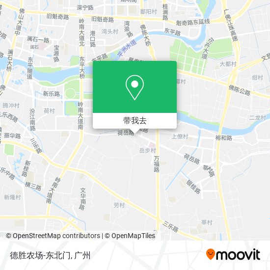 德胜农场-东北门地图