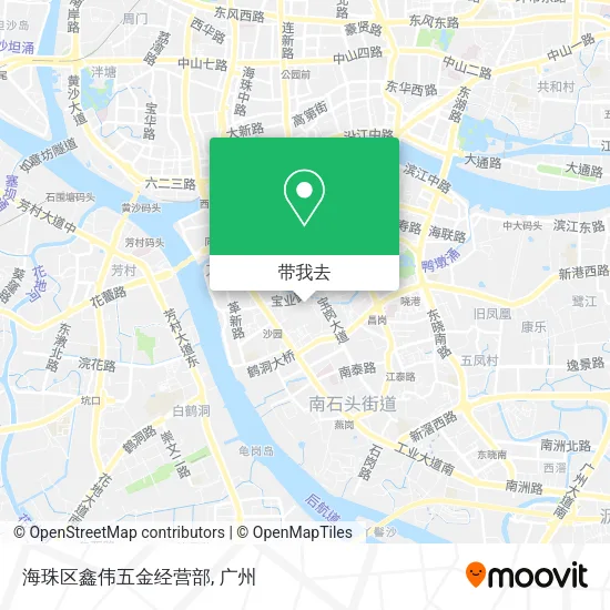 海珠区鑫伟五金经营部地图