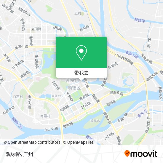 观绿路地图