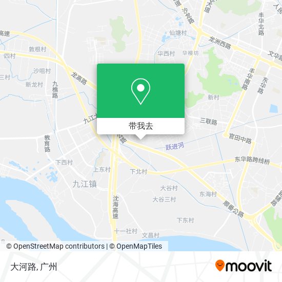 大河路地图